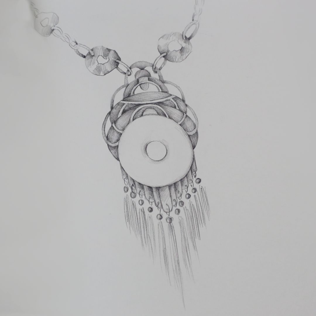 oryginalny srebrny wisior autorska biżuteria